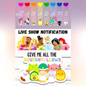 @TAKADAME’S Live Share Show Notification🫶🫶🫶Get Notified When I Go Live